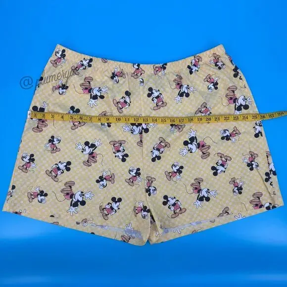 Disney Women's Vintage Y2K Plus Size Sleep Shorts Mickey Mouse Size XXXL NWT - Picture 4 of 8